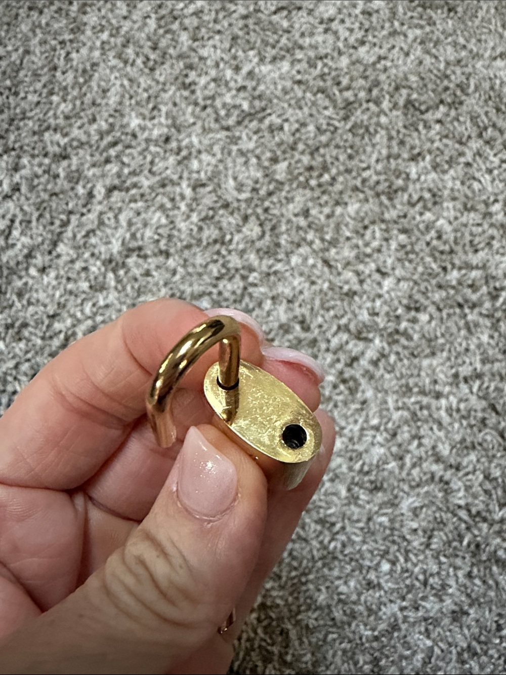 Louis Vuitton Gold-tone Padlock and Key Set - Picture 6 of 6